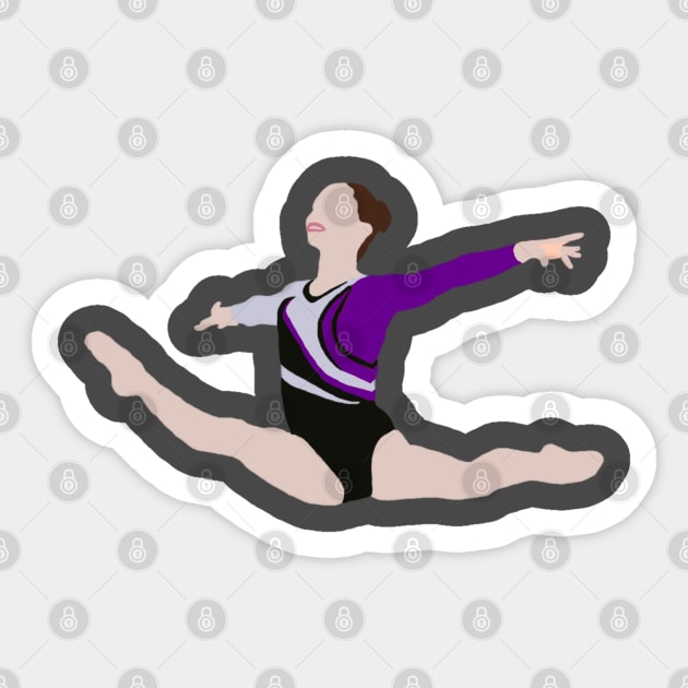 Split Leap Sticker by Susie